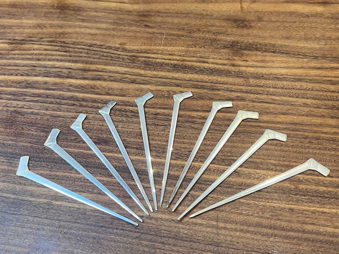 銀製 菓子楊枝 10本セット ケース付き