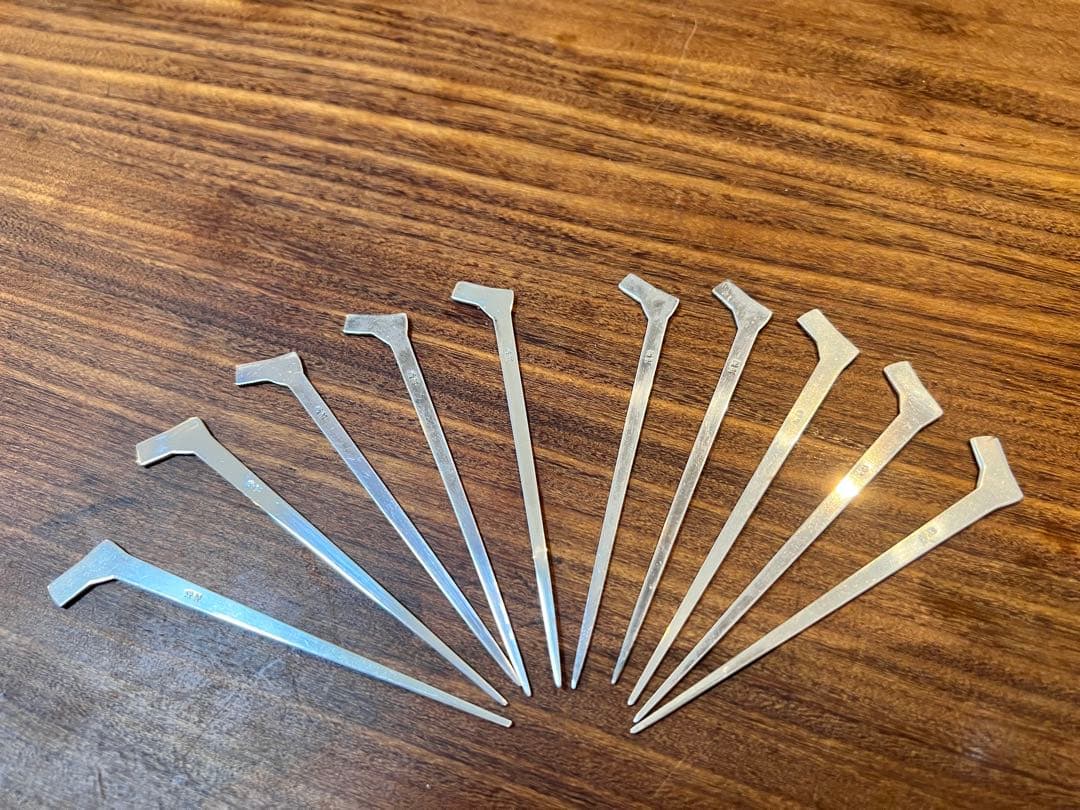 銀製 菓子楊枝 10本セット ケース付き