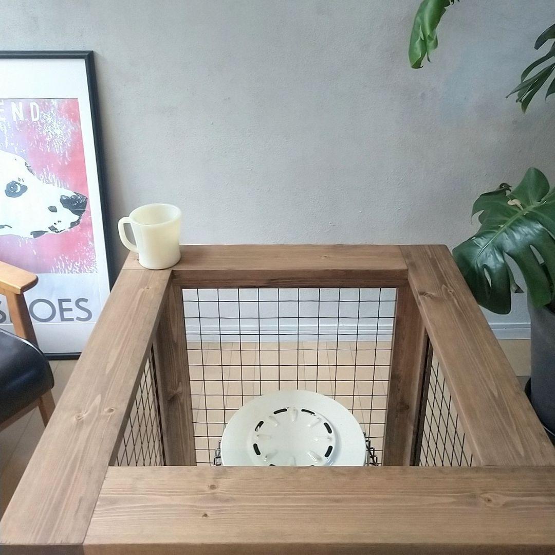 コロナ&トヨトミ石油ストーブ用／ウッド&アイアンストーブガード