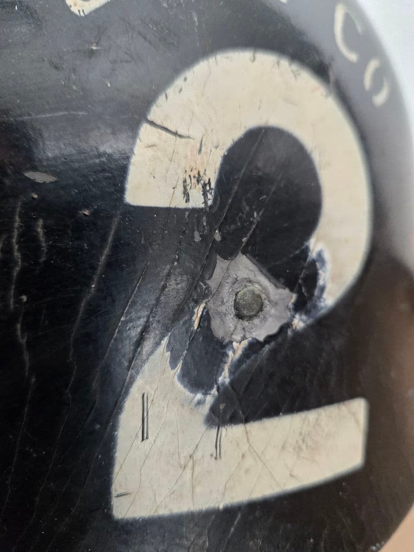 実物　米軍憲兵隊(MP)ヘルメット　オリジナルペイント