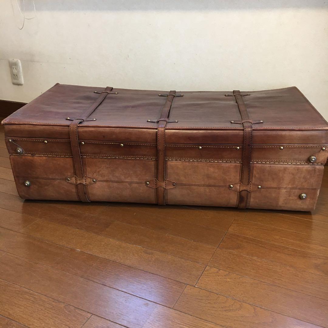 ヴィンテージ革製トランク