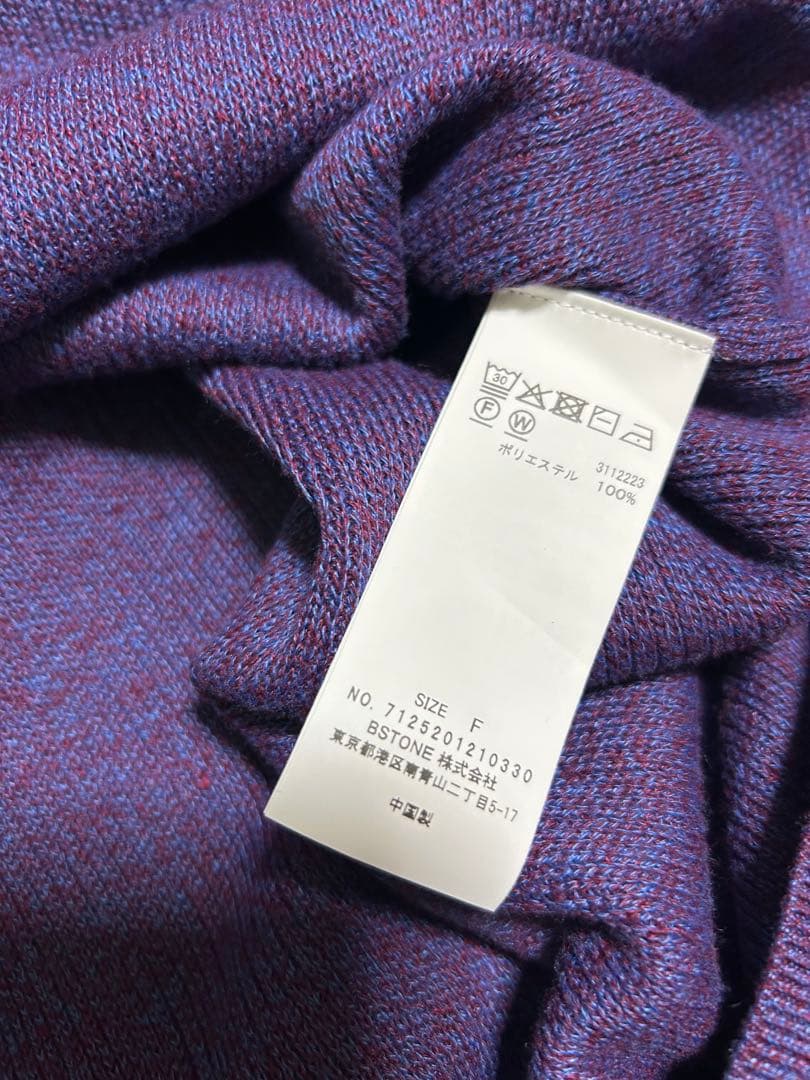 KNIT OVER SHIRT （ELCHELE）