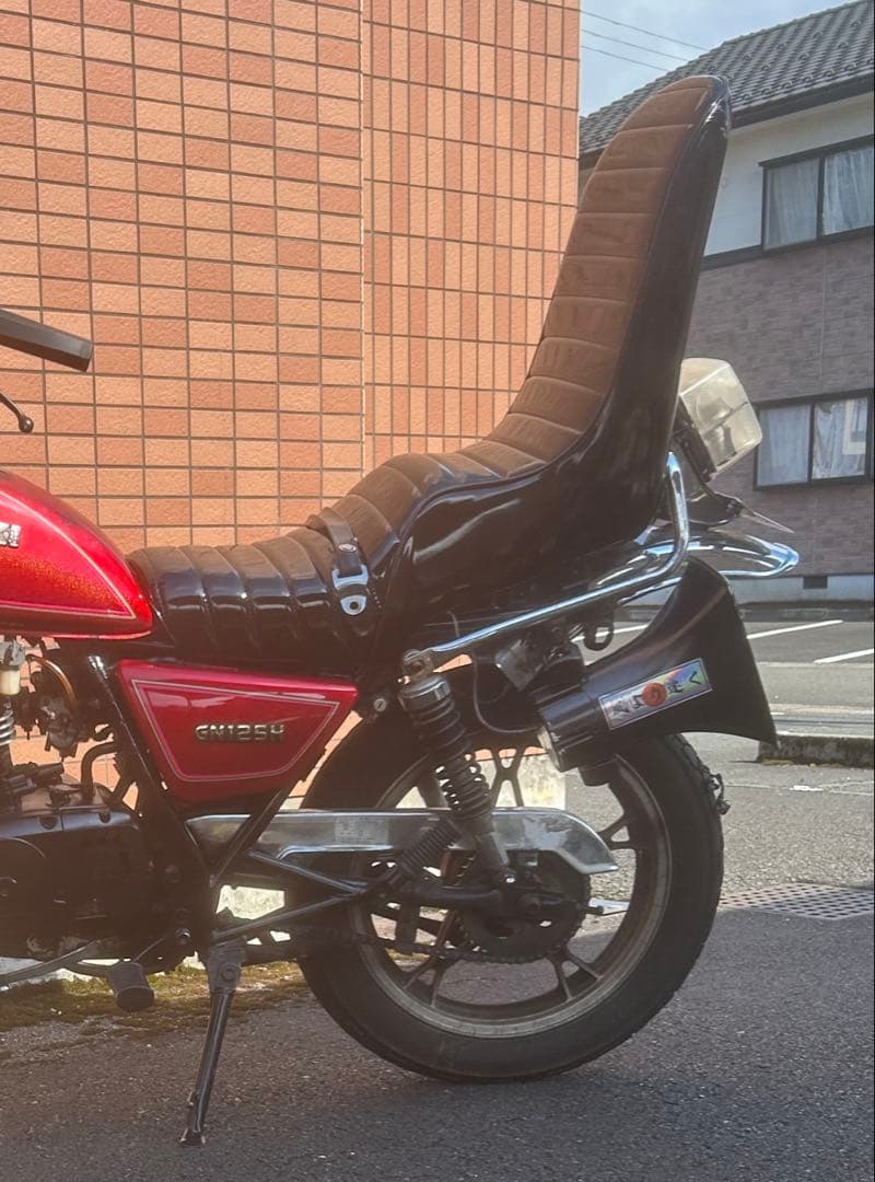 GN125 黒エナ 50cm　３段シート　/③ブラック GN125H ２H