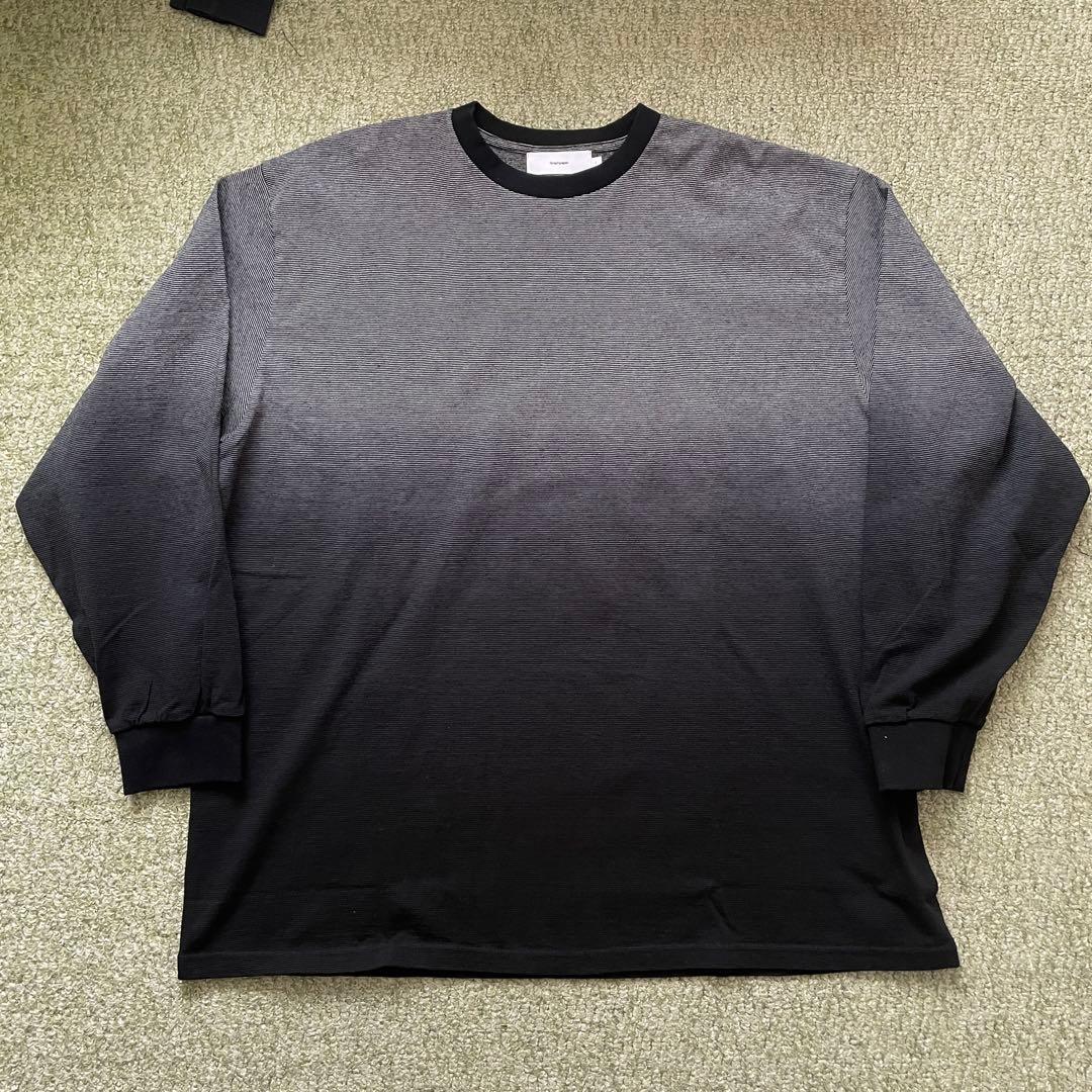 トップス AW25 Graphpaper Gradient Border L/S Tee