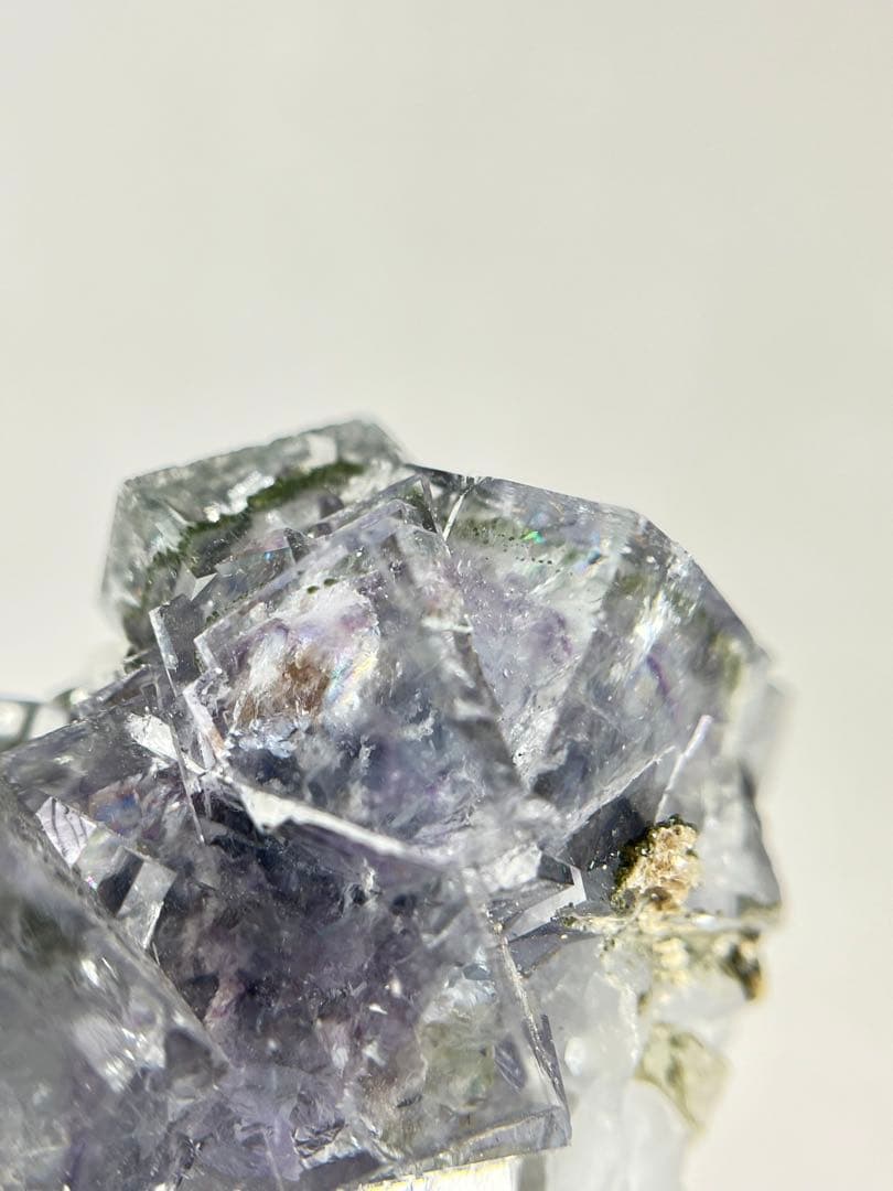 【鉱物商店】蛍石とクロライト　瑶崗仙產 天然石　原石　水晶