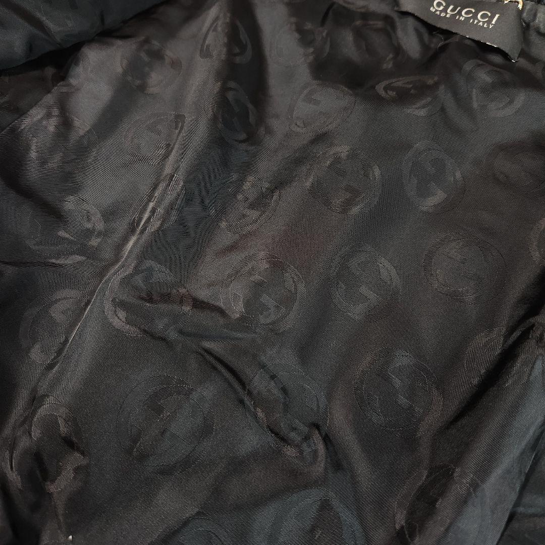 GUCCI　マドンナ　レザージャケット　ブルゾン　ホースビット　裏地総柄