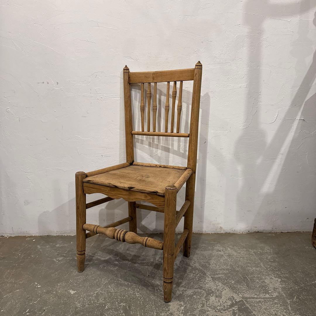 ヴィンテージ　ダイニングチェア　カフェチェア　　剥離　5