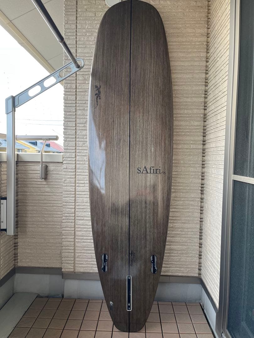 sAfiri ミッドレングスサーフボード 木目調 7フィート