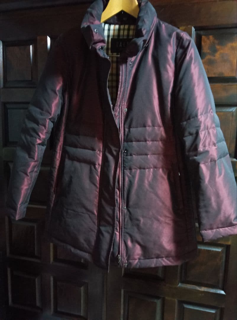 お値下げ致します！ダックスダウンコート渋いワインレッドの色合いです！