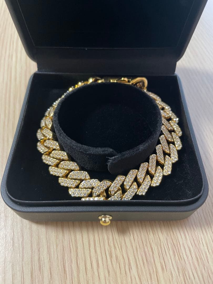 【美品】ナスティードッグ ストーン付きマイアミ ブレスレット