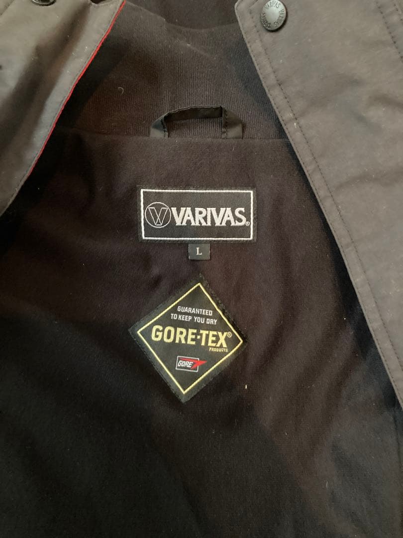 VARIVAS GORE-TEX レインウェア 黒/赤