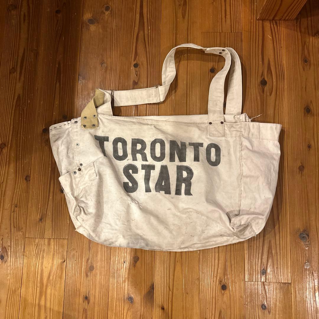 50s TORONTO STAR ニュースペーパーバッグ