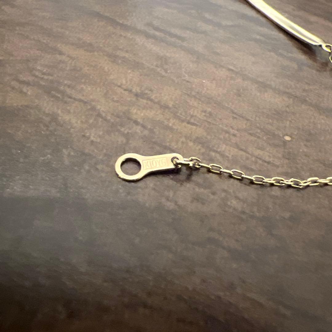 【美品】ハワイアンジュエリーマキシ/K10YG/シンプルバーブレスレット