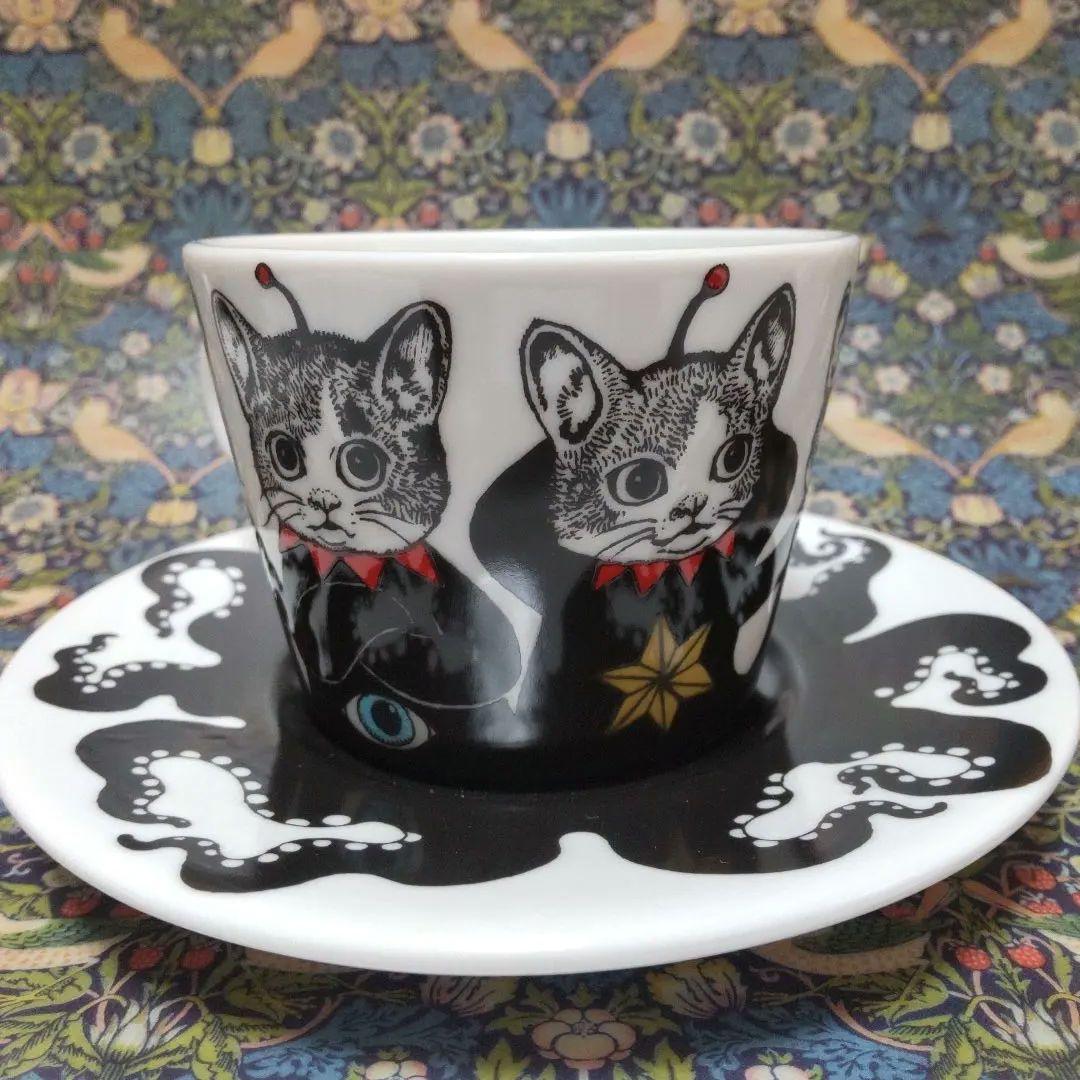 ヒグチユウコ　九谷焼　カップ＆ソーサー　ギュスターヴくん　ボリス雑貨店