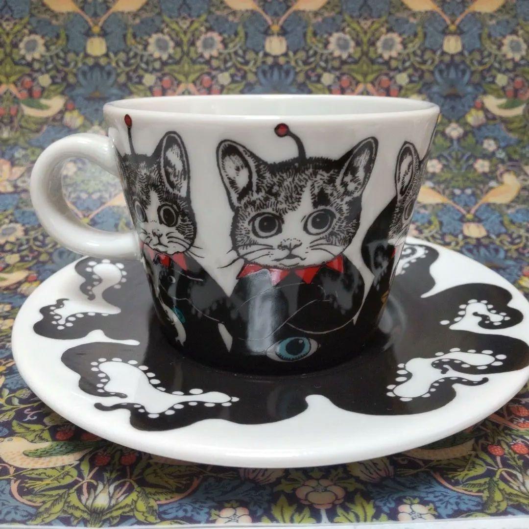 ヒグチユウコ　九谷焼　カップ＆ソーサー　ギュスターヴくん　ボリス雑貨店