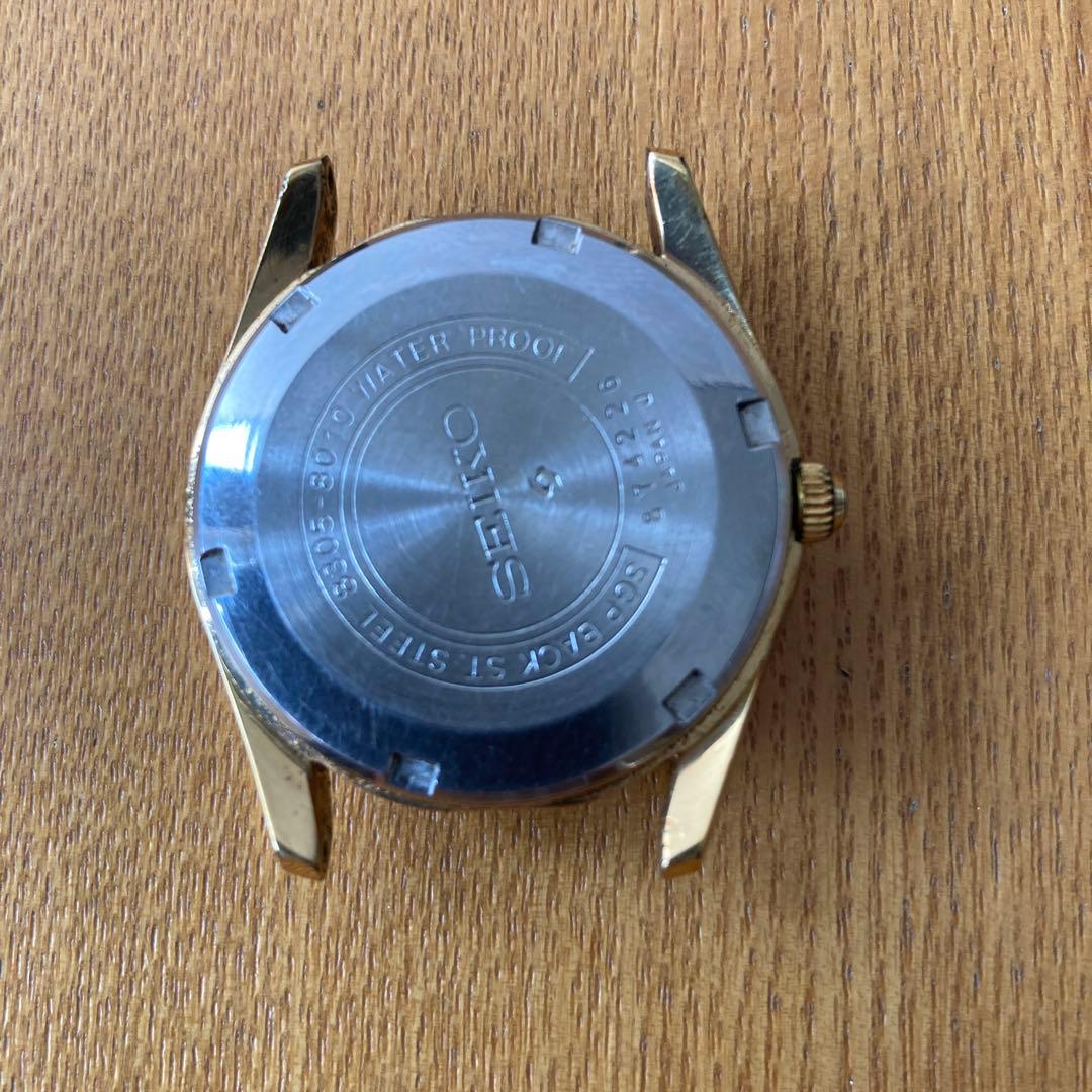 「セイコーマチック-R 」30石金色腕時計