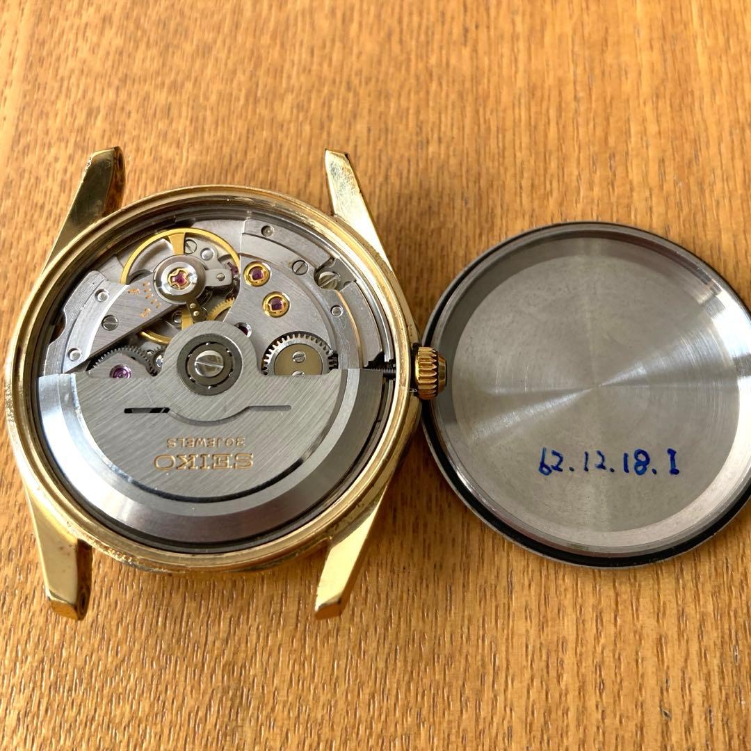 「セイコーマチック-R 」30石金色腕時計