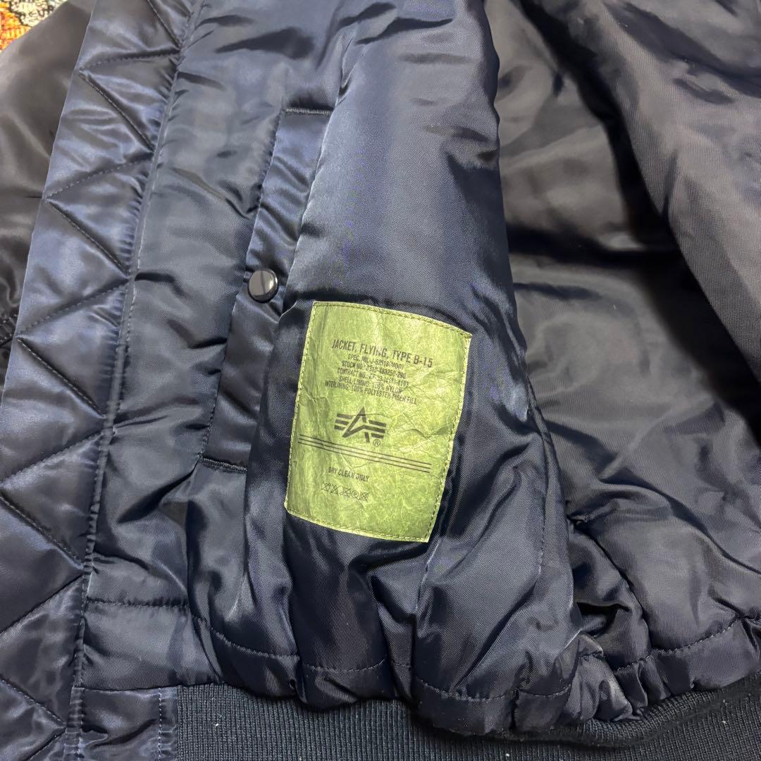 ALPHA INDUSTRIES INC b-15 フライトジャケット