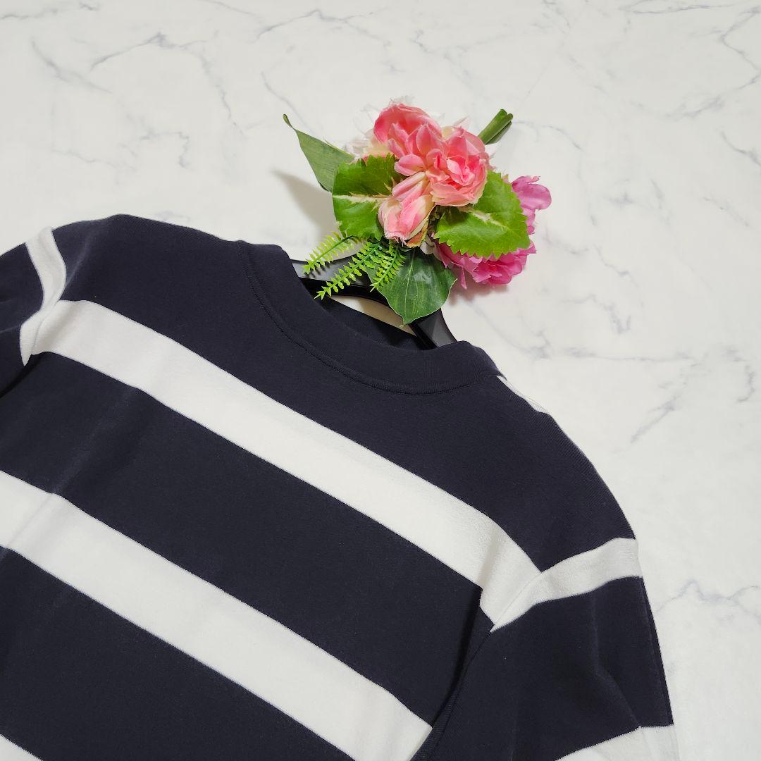 極美品☆フォクシー　ニットトップ　ジェンヌ　ボーダー　半袖　38　完売品