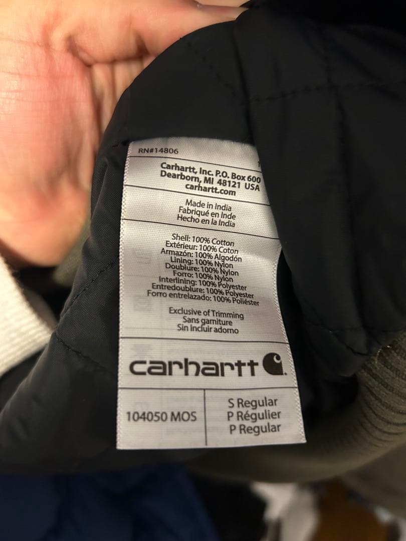 Carhartt アクティブジャケット S オリーブ