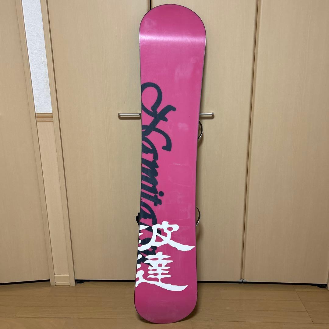 波達　レディース スノーボード 板 139cm ビンディング付き 初心者向け