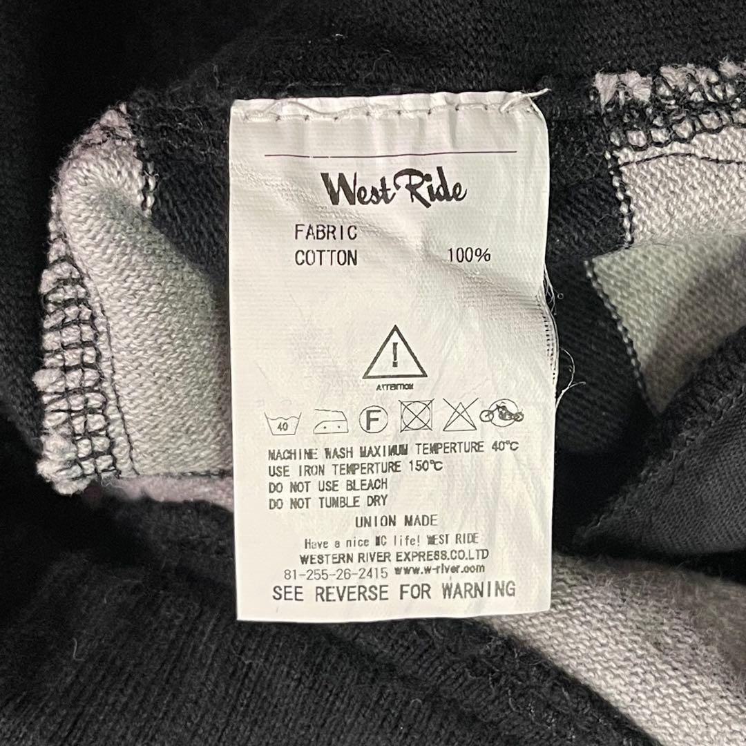 WEST RIDE プリズナーパンツ ボーダー スウェットパンツ 38