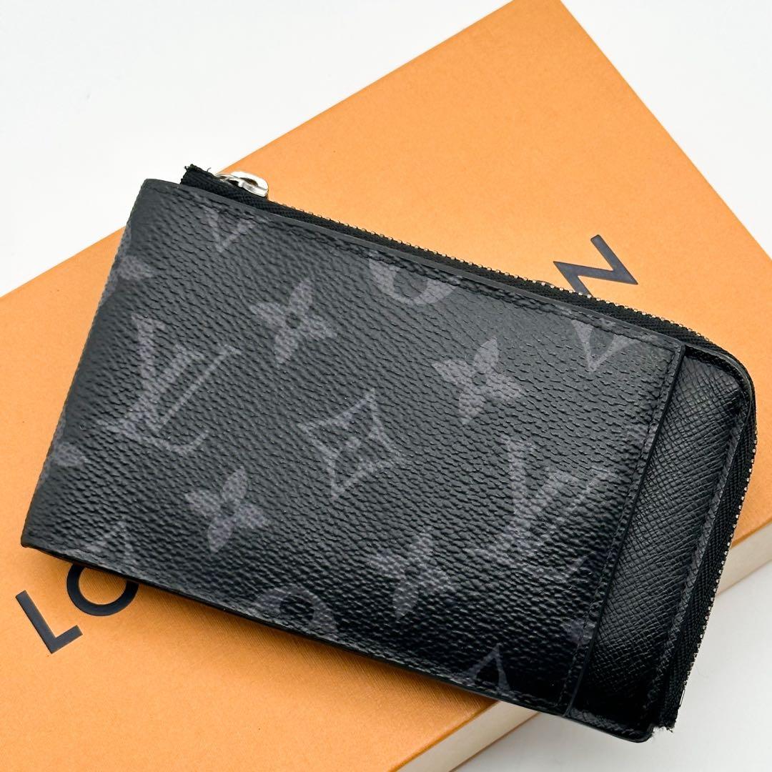【箱付き】ルイヴィトン ハイブリッドウォレット エクリプス モノグラム 二つ折り