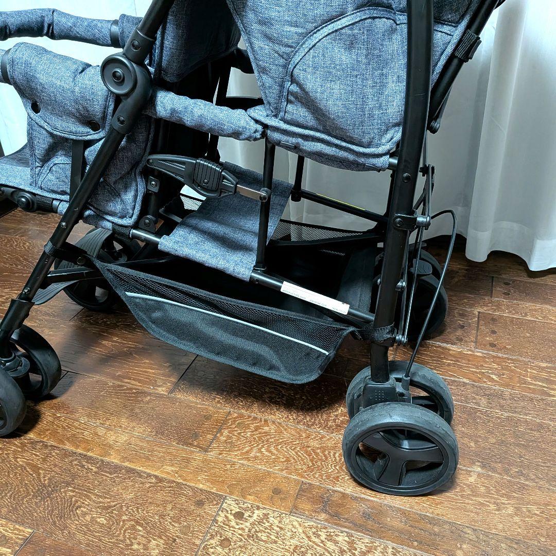 【極美品】 Kinder Wagon キンダーワゴン　2人乗りベビーカー