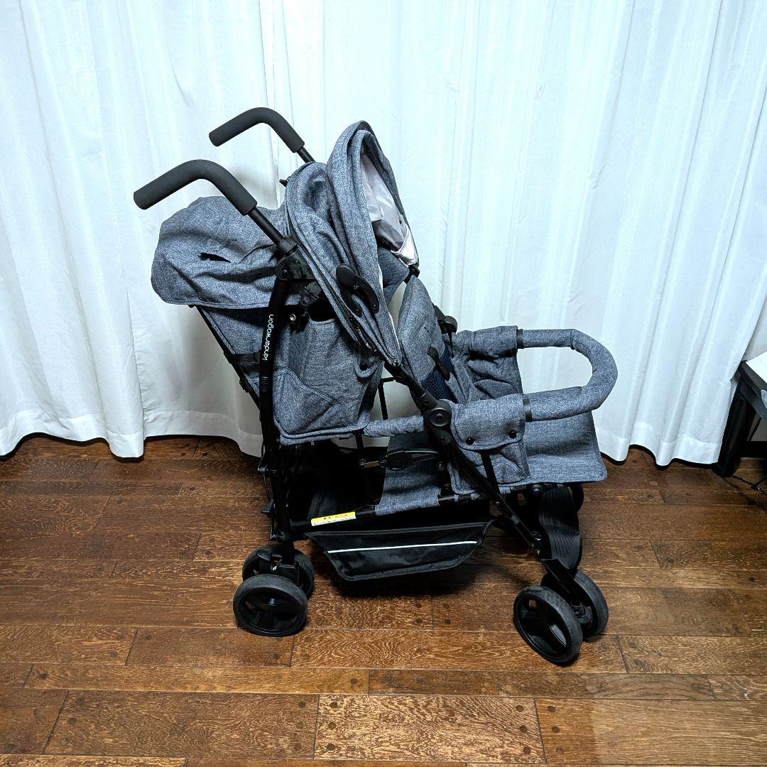 【極美品】 Kinder Wagon キンダーワゴン　2人乗りベビーカー