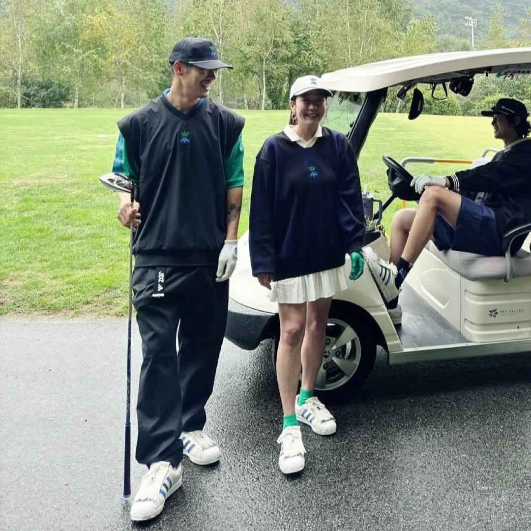 アディダス ゴルフ ローリング リンクス 82 チノ パンツ 黒 ウェア