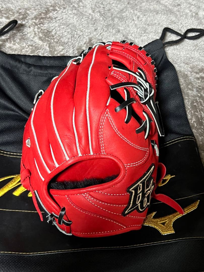 【新品最安値】ハイゴールド少年軟式野球グローブ湯もみ型付け済❣️限定モデル