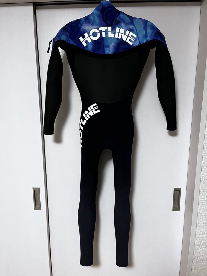 HOTLINE フルスーツ 青・黒 タイダイ柄 3ミリ5ミリ キッズ ボーイズ