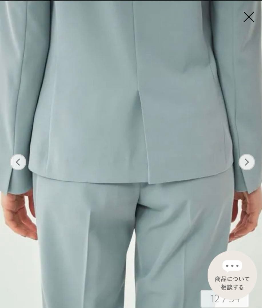 グリーンレーベルリラクシング　パンツスーツ　ジャケット　セットアップ　カチリラ