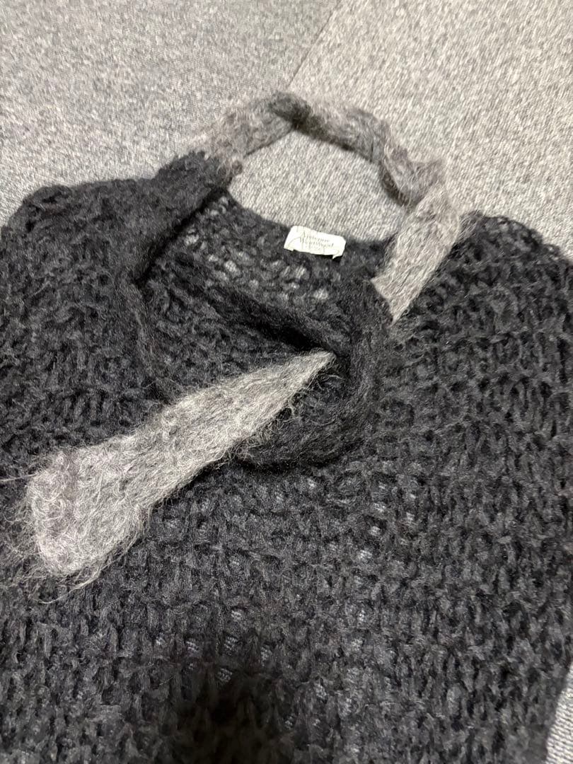 vivienne westwood MANマフラードッキングモヘアニット