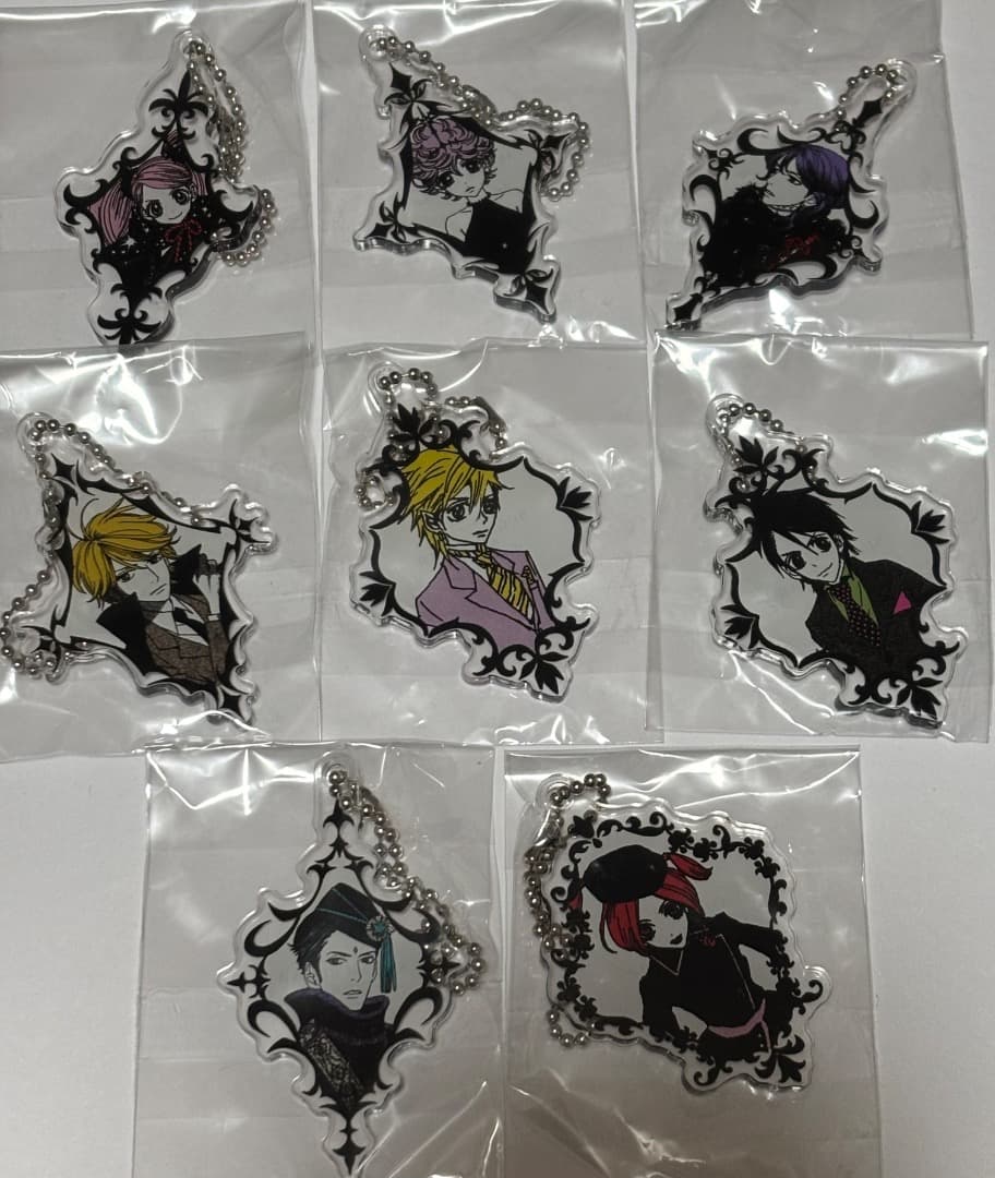 安野モヨコ展　シュガシュガルーン　アクリルキーホルダー　フルコンプ