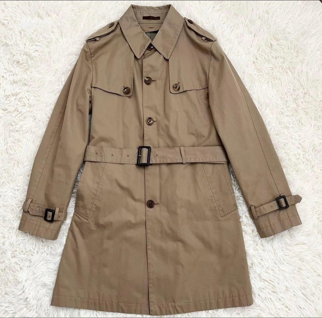 値下げ！ポールスミス トレンチコート　ライナー　マルチストライプ　ベルト　XL