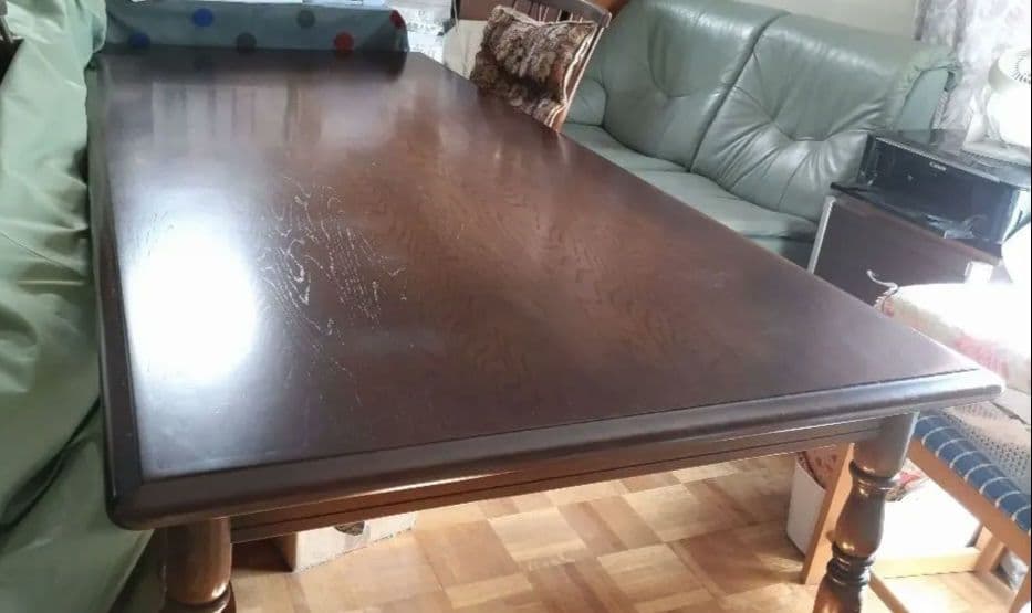 飛驒産業　楢一枚板ダイニングテーブル