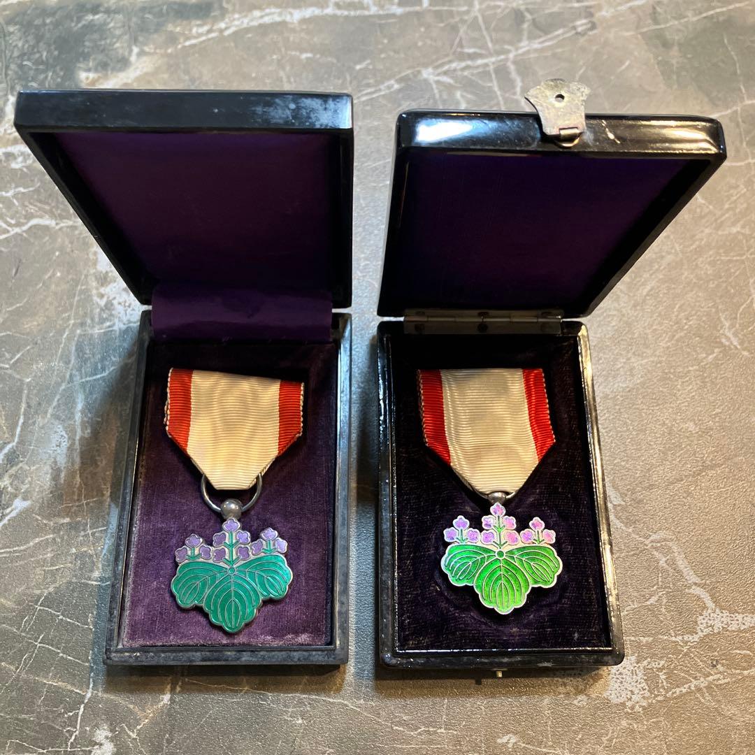 勲七等青色桐葉章　勲章　メダル　日本