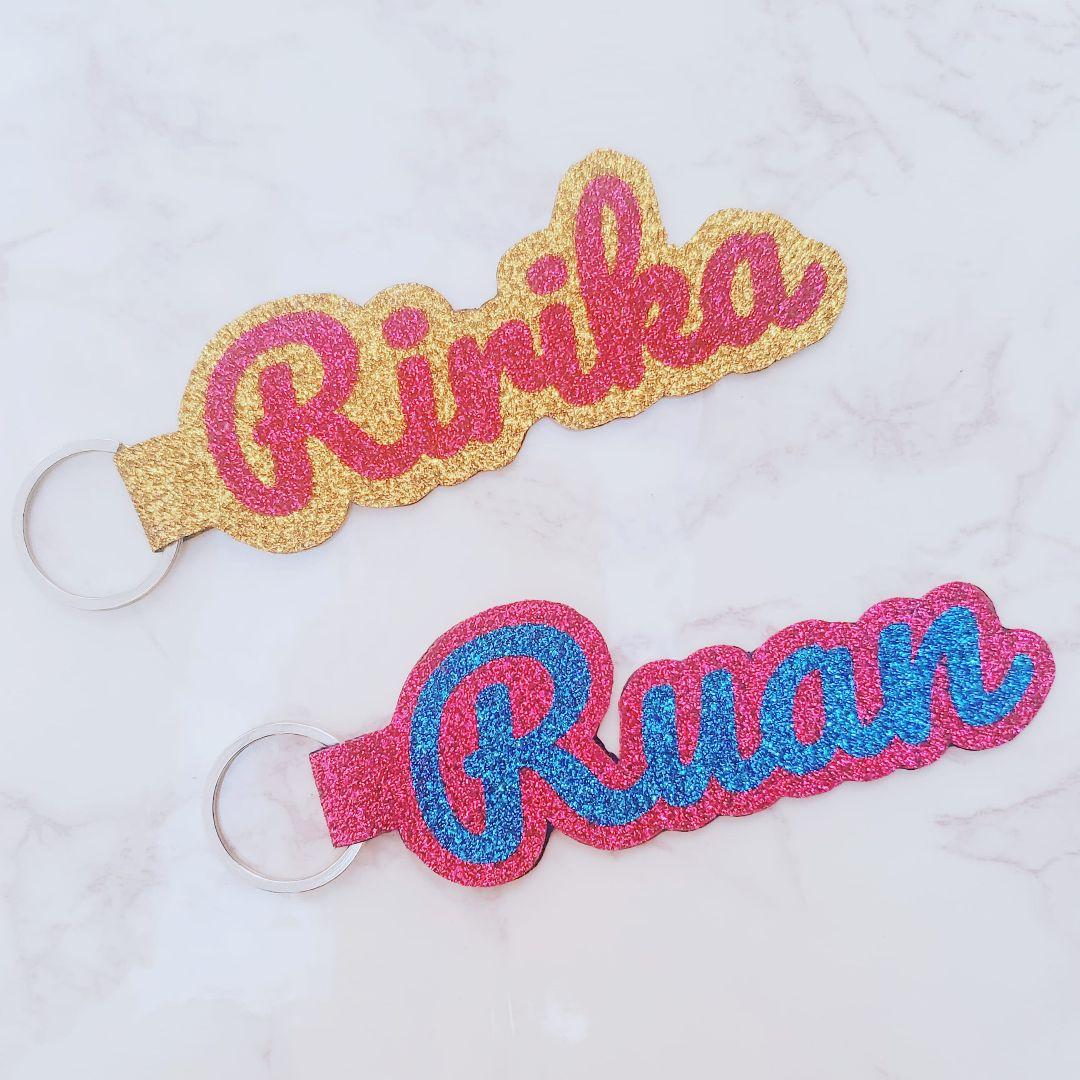 ☆オリジナル名前キーホルダー☆ネームタグ☆名入れ