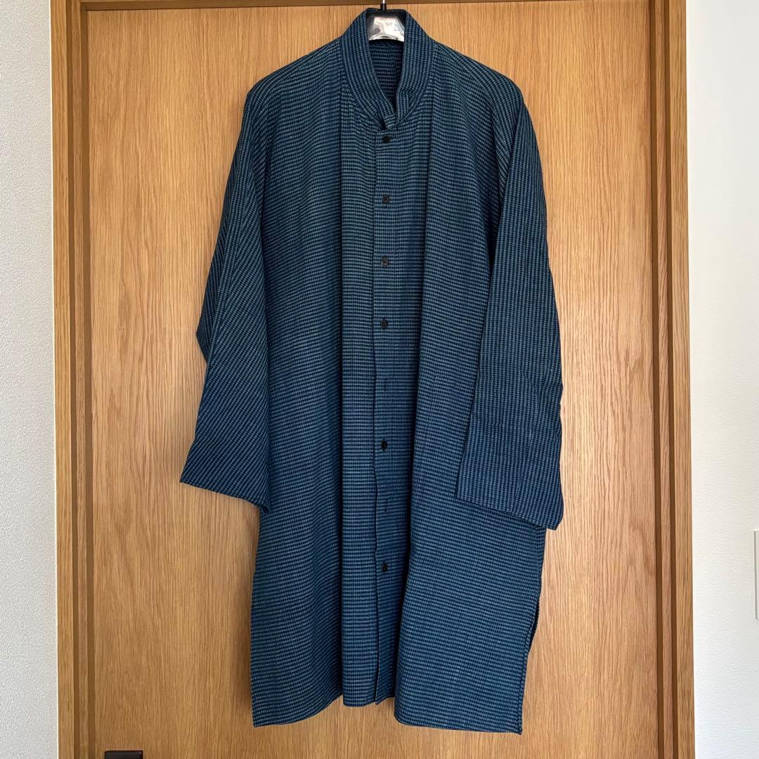 ババグーリ　藍染　チュニック　ネイビー　ヨーガンレール　羽織り