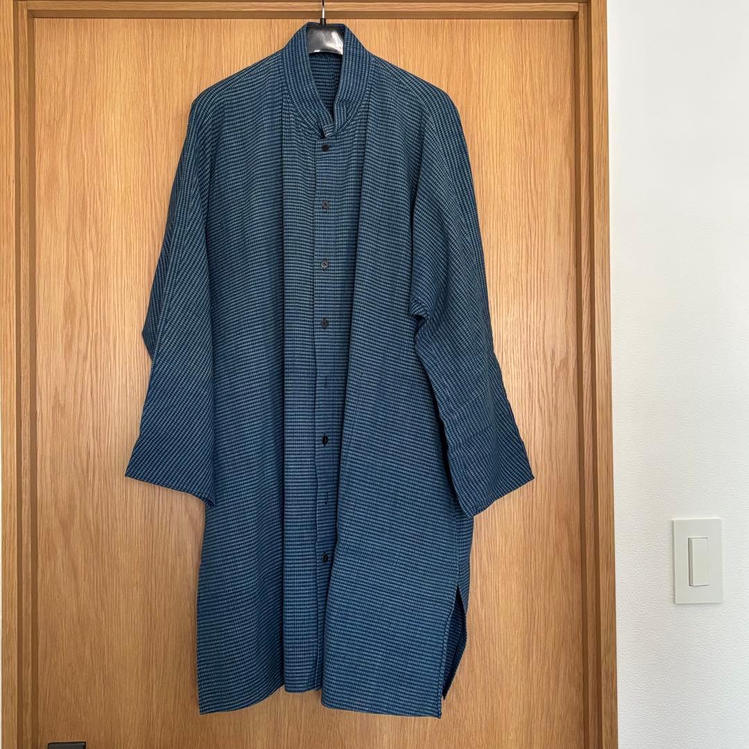 ババグーリ　藍染　チュニック　ネイビー　ヨーガンレール　羽織り