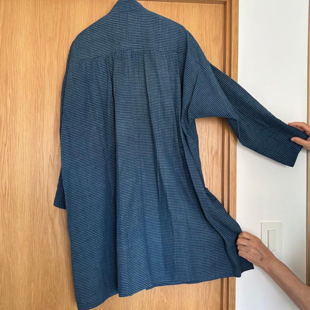 ババグーリ　藍染　チュニック　ネイビー　ヨーガンレール　羽織り