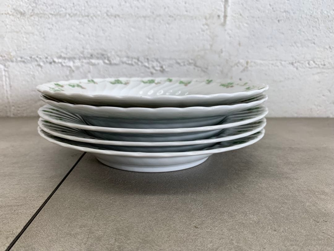 MN666★ジノリ Richard Ginori 深皿 直径約23㎝　5枚 花柄