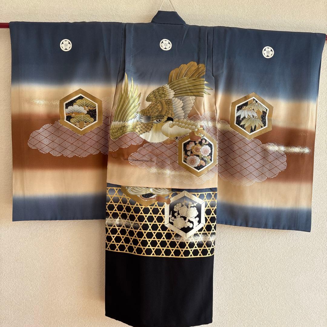 No.6 正絹　男の子お祝い着　のしめ 七五三