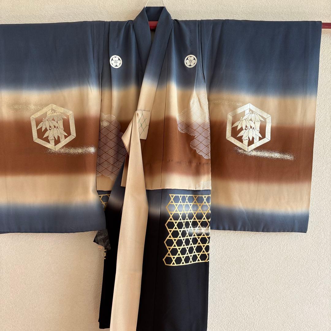 No.6 正絹　男の子お祝い着　のしめ 七五三