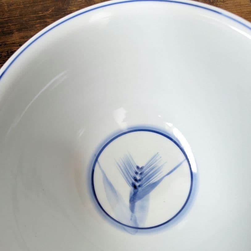 【柴田良三】白磁 染付 深鉢 丼