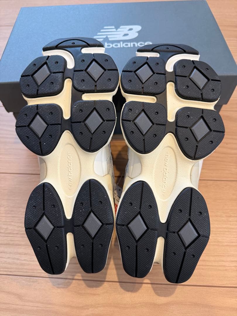 （hpp）New Balance 990v6 ホワイト/グレー スニーカー