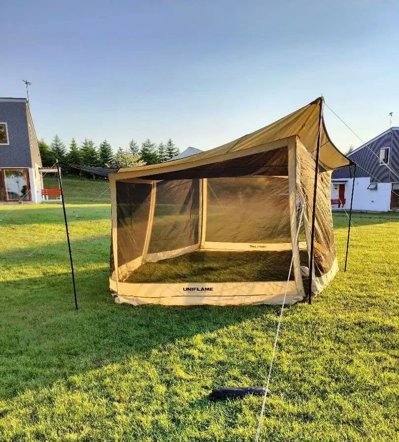 ユニフレーム　REVOタープ　メッシュウォール　L　セット　虫除け　スクリーン