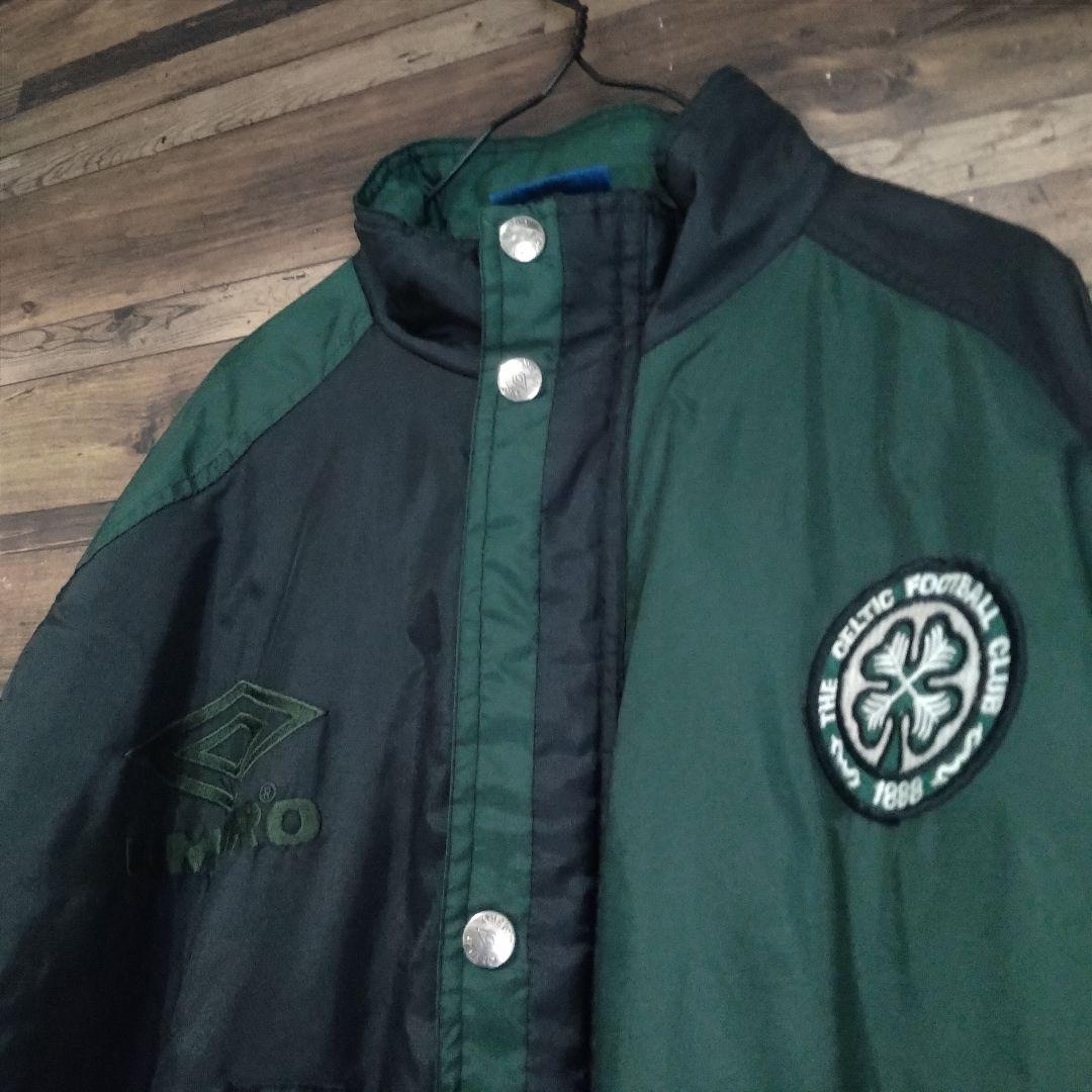 UMBRO　90s セルティック　エムブレムロゴ刺繍　ナイロンジャケット