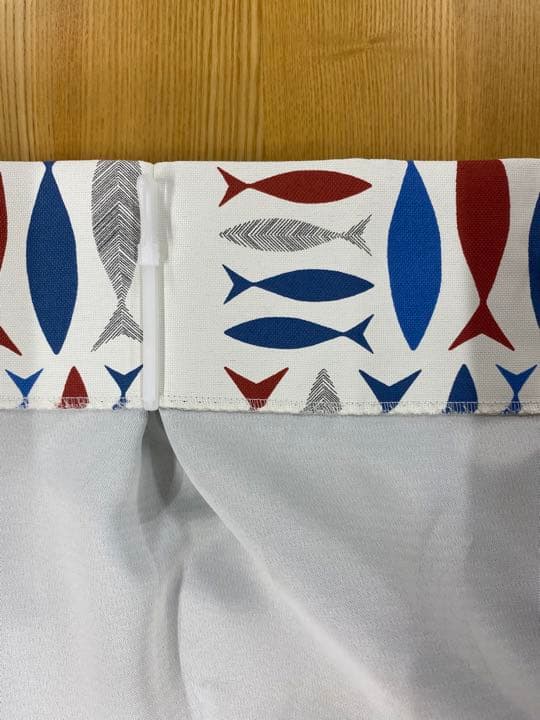 カーテン　遮光　魚　匿名配送